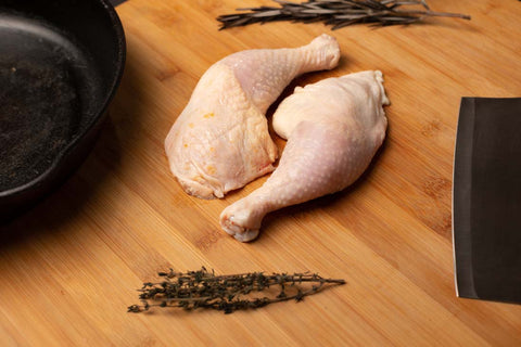 Bradford Bay Air Chilled Chicken Legs Back-Off - (4 x 1lb)