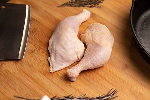 Bradford Bay Air Chilled Chicken Legs Back-Off - (4 x 1lb)