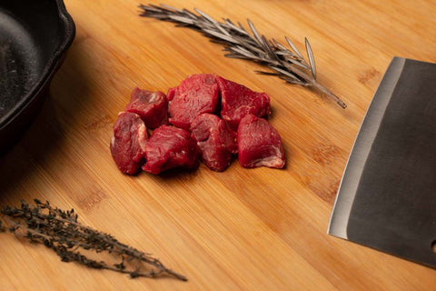 Wellington County™ Diced Beef - (4 x 1lb)