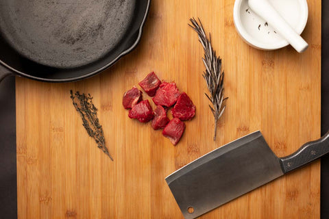 Wellington County™ Diced Beef - (4 x 1lb)