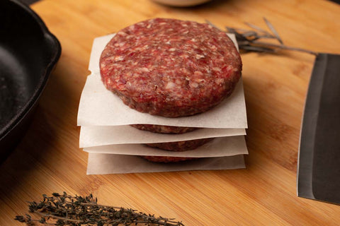 Rowe Beef™ Beef Burgers - (4 x 6oz)