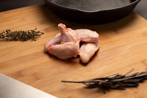 Bradford Bay Air Chilled Chicken Wings Roaster Split Tips Removed - (4 x 1lb)