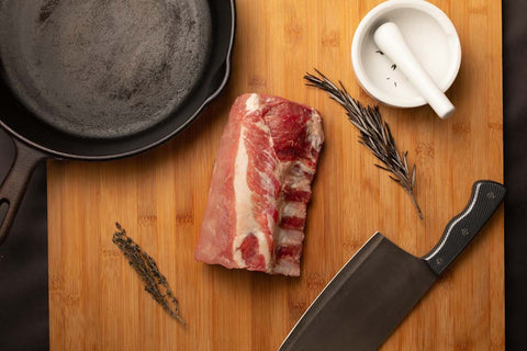 Rowe Beef™ Pork Back Ribs - (4 x 24oz)