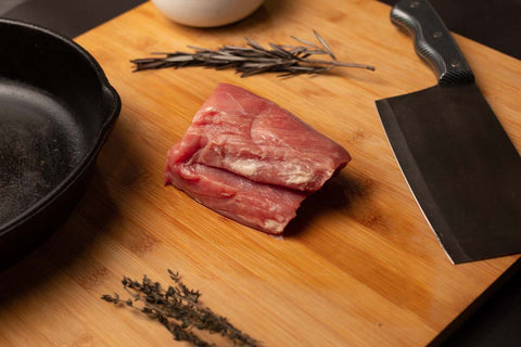 Rowe Beef™ Pork Tenderloin Medallion Bacon Wrapped - (4 x 4oz)