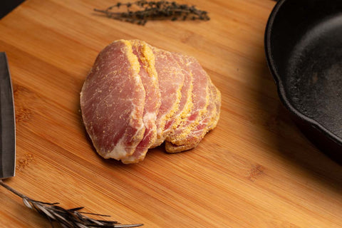 Rowe Beef™ Peameal Bacon Sliced - (10lb)