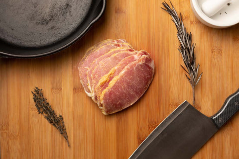 Rowe Beef™ Peameal Bacon Sliced - (10lb)