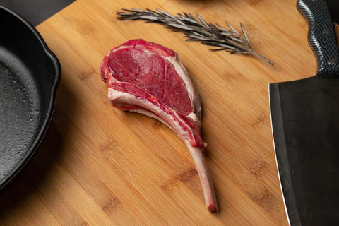 Rowe Beef™ Veal Chop Frenched - (4 x 12oz)