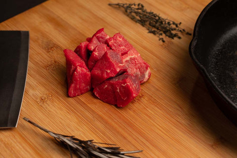 Rowe Beef™ Veal Diced - (4 x 1lb)