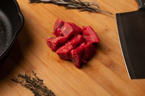 Rowe Beef™ Veal Diced - (4 x 1lb)