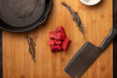 Rowe Beef™ Veal Diced - (4 x 1lb)