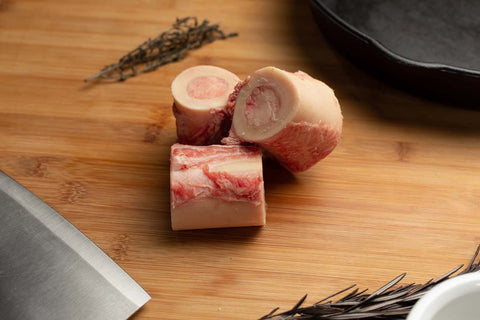 Rowe Beef™ Veal Marrow Bones - (4 x 1lb)