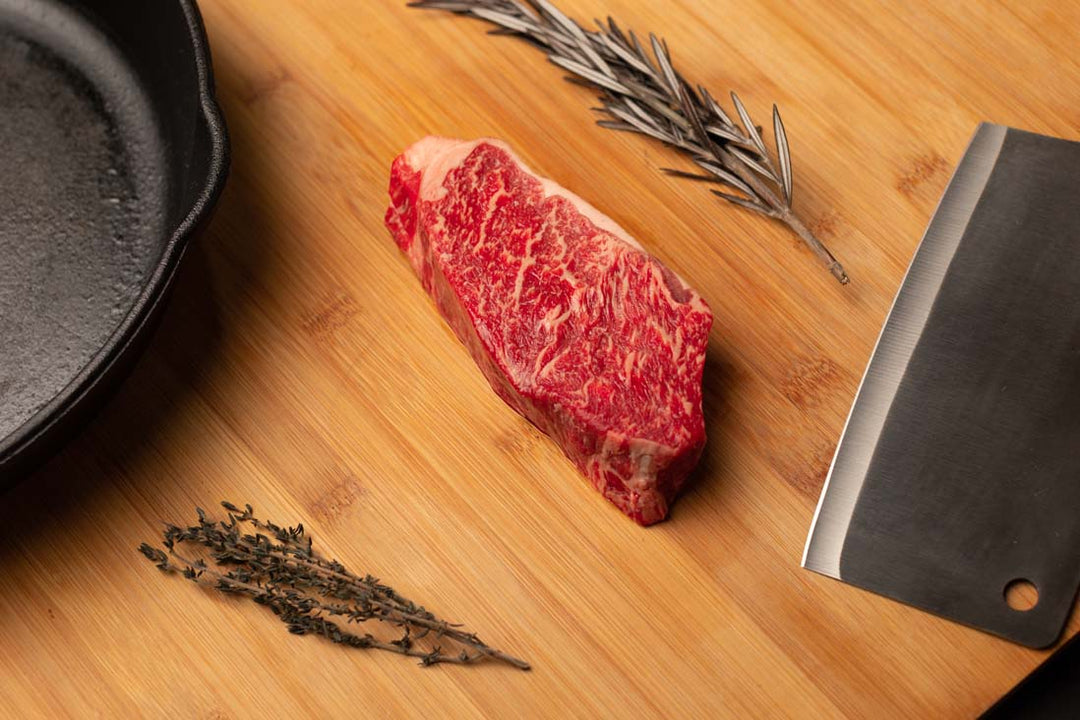 Westholme AA Co 640 Wagyu™ Striploin (4 x 8oz) Rowe Beef Co