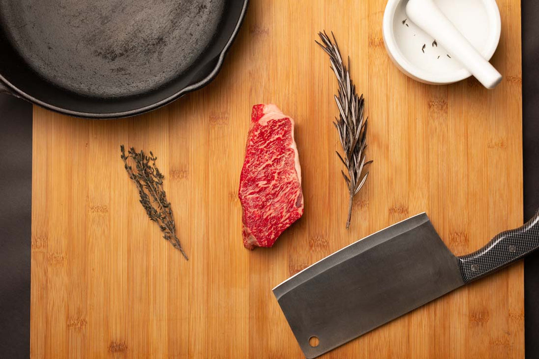 Westholme AA Co 640 Wagyu™ Striploin (4 x 8oz) Rowe Beef Co