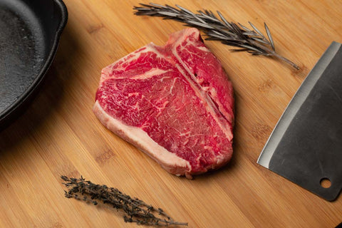 Top Grass™ Beef T-Bone Steak Centre Cut  - (4 x 16oz)