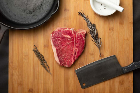 Top Grass™ Beef T-Bone Steak Centre Cut  - (4 x 16oz)
