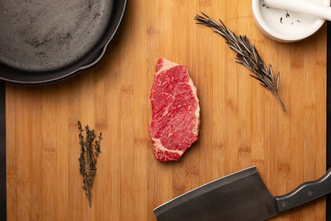 Wellington County™ Beef Striploin Steak Centre Cut - (4 x 8oz)